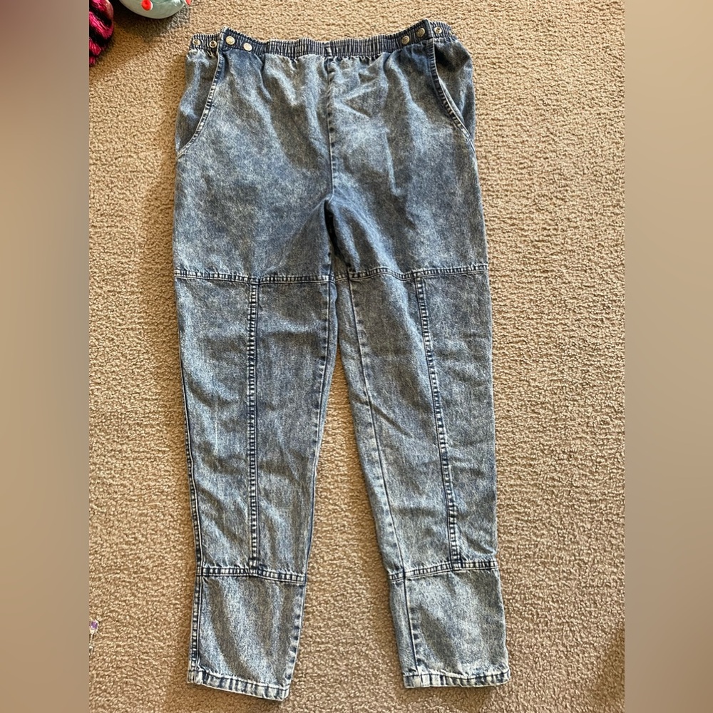 Vintage J. Michelle acid wash mom jeans